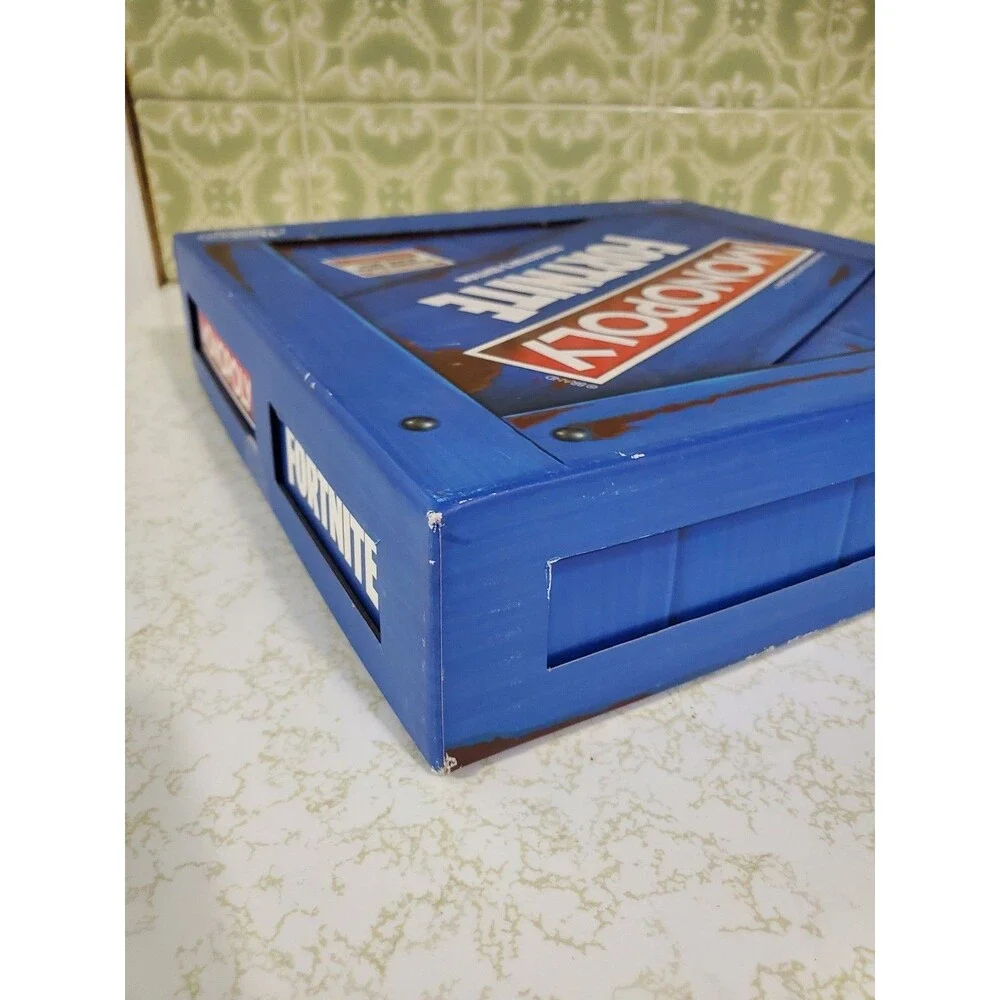 Monopoly Fortnite Collector's Edition Board Game Hasbro Gaming 100% Complete